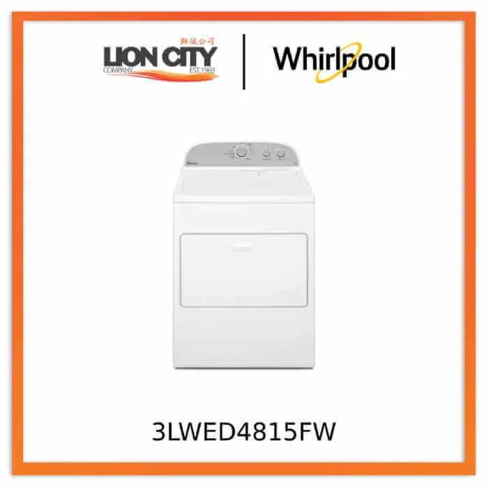 Whirlpool 3LWED4815FW US Professional Air-Vented Dryer, 15kg