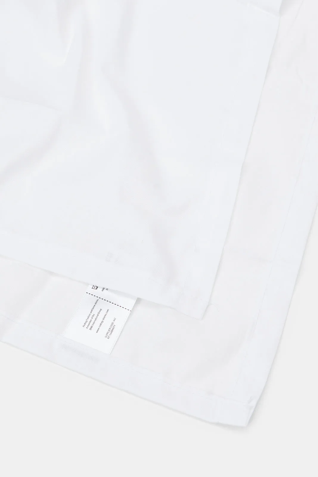 White Plain Flat Sheet Set (Double Size)