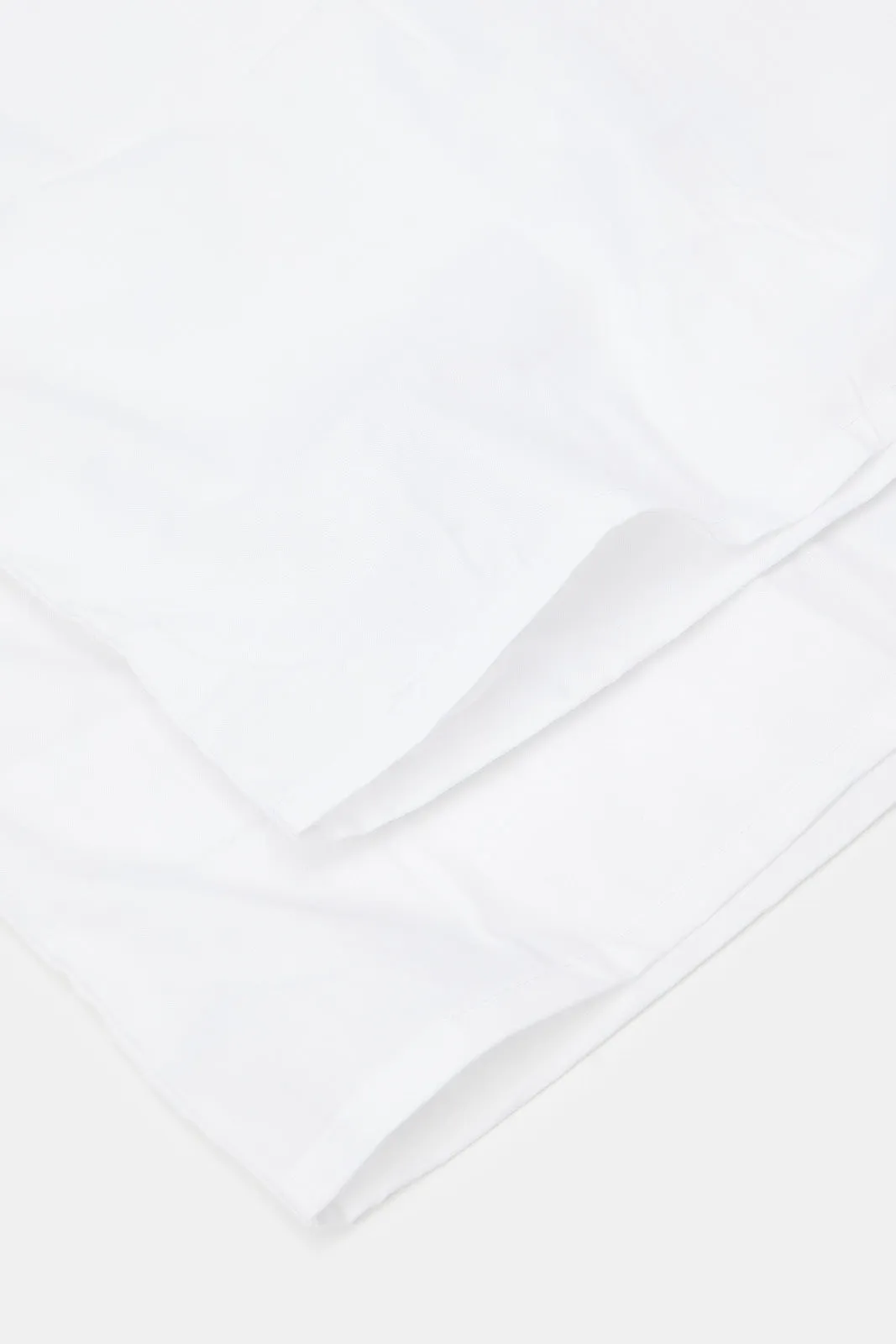 White Plain Flat Sheet Set (Double Size)