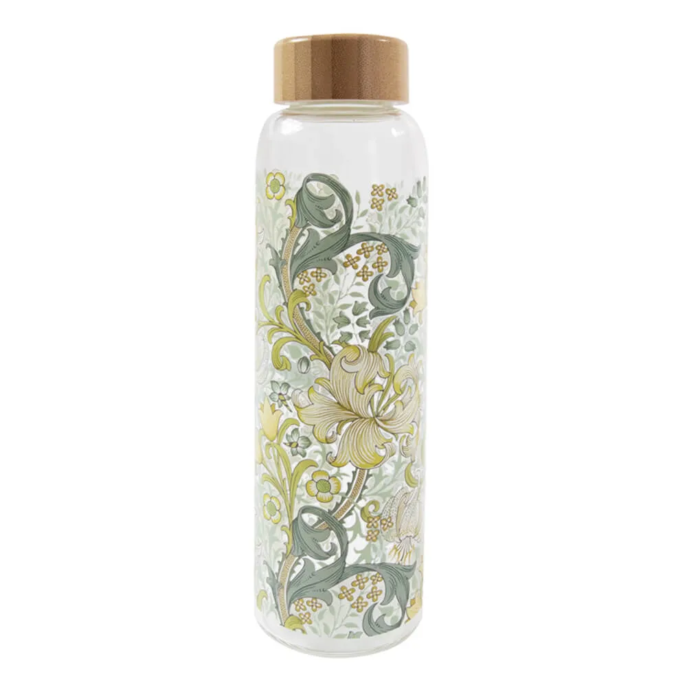 William Morris Golden Lily Glass Water Bottle