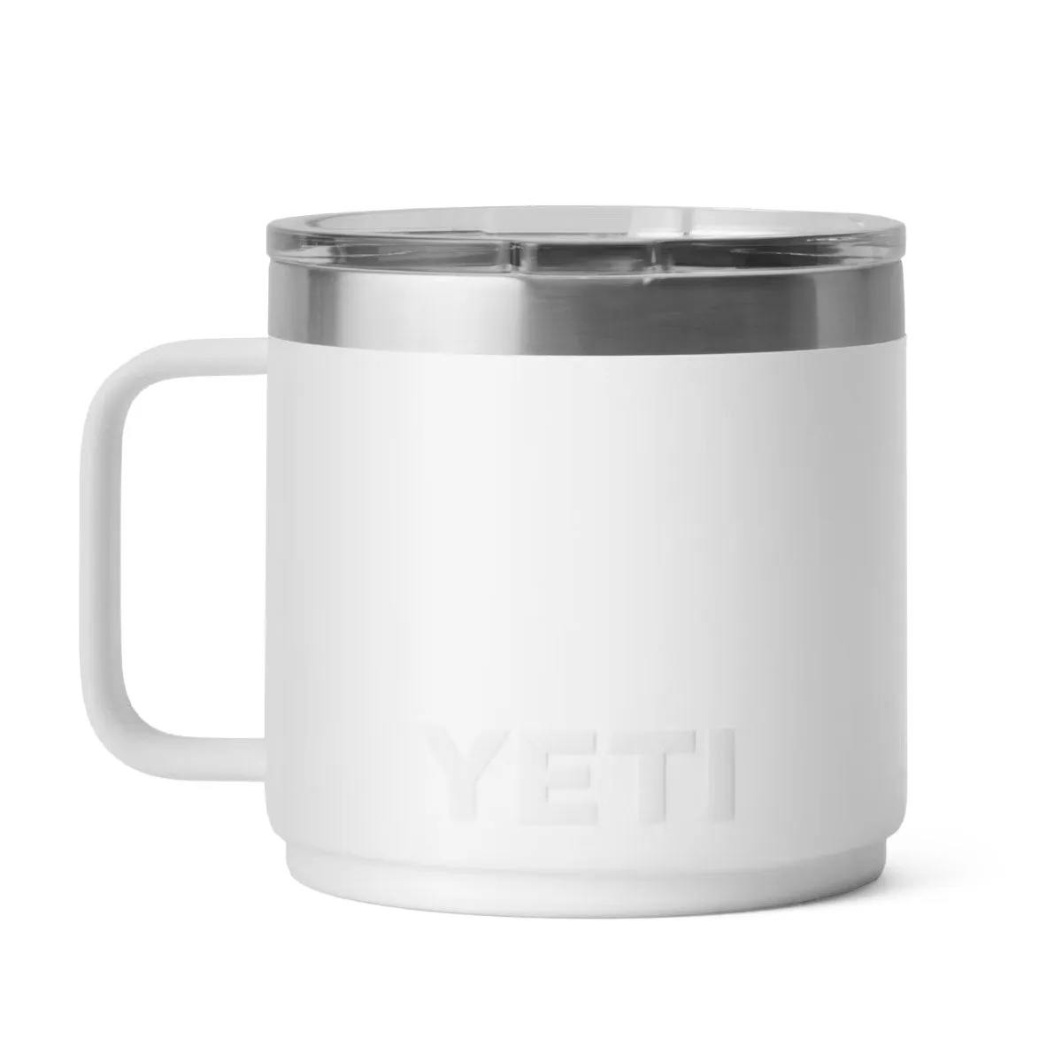 YETI Rambler 14 oz. Stackable Mug with MagSlider Lid, White