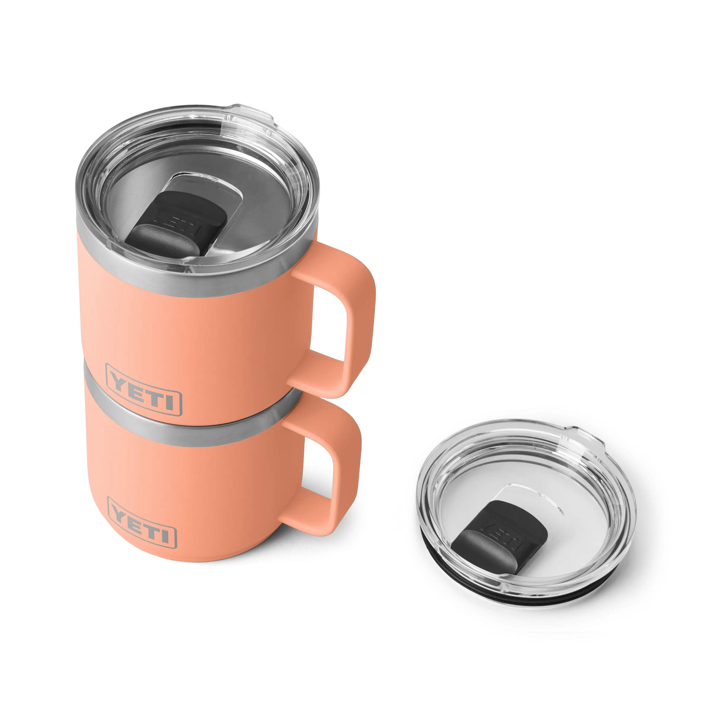 Yeti Rambler 14oz/414ml Stackable Mug 2.0 with Magslider Lid - Lowcountry Peach