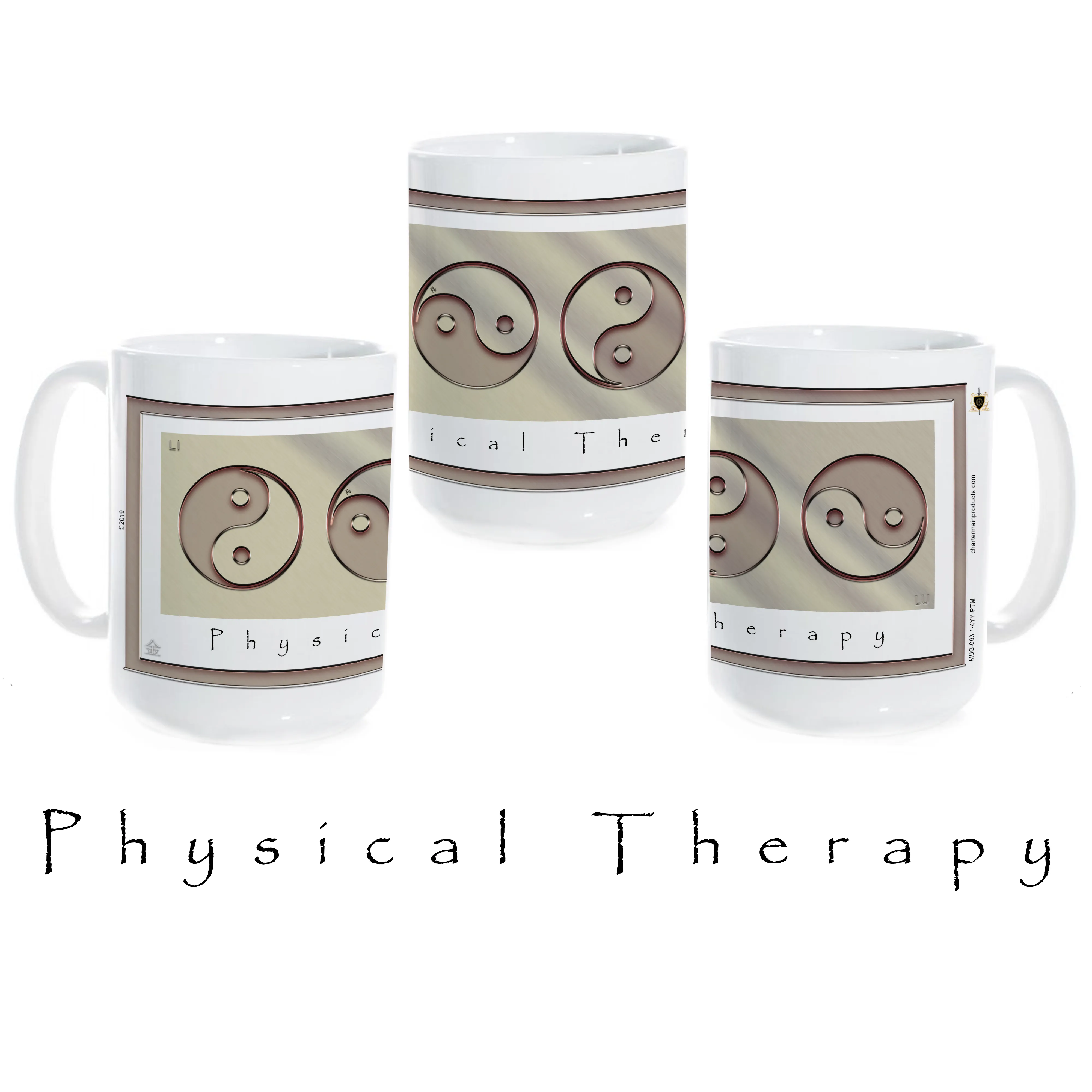 Yin Yang Coffee Mug "Metal" (Physical Therapy)